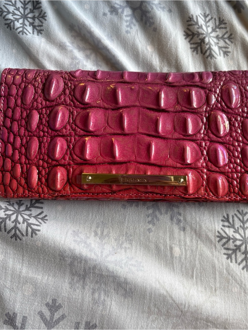 Brahmin Pink Ombré Ady Wallet NWT